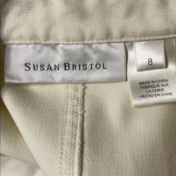 Susan Bristol TWO (2) Piece | Safari Line | Jacket and Matching Top Size 8 - Picture 16 of 16